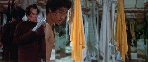 Enter the Dragon feature - Bruce Lee, Shih Kien, mirrors