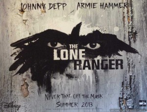Lone Ranger - Depp, Hammer, Quad poster