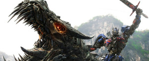 Transformers - Age of Extinction - Dinobot, Optimus Prime