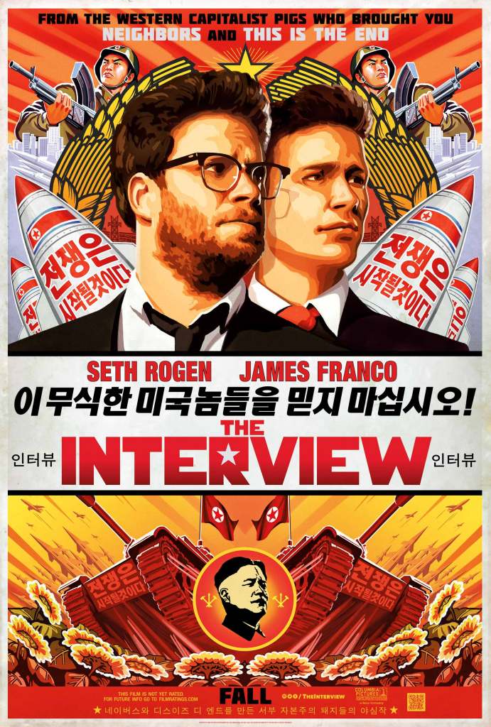 The-Interview---James-Franco,-Seth-Rogen,-poster